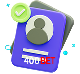 Tornar-se um membro do 400Bet é muito simples